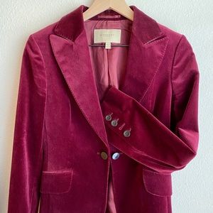 Burberry Velvet Blazer
